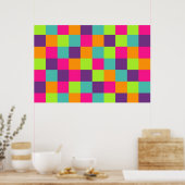 Squares Pattern Poster (Küche)
