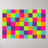 Squares Pattern Poster (Vorne)
