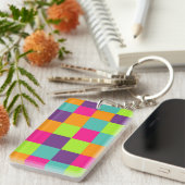 Squares Pattern Schlüsselanhänger (Vorderseite rechts)