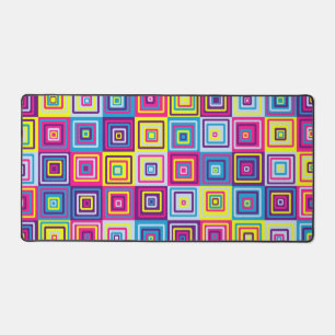 Squares Pattern Schreibtischunterlage