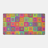 Squares Pattern Schreibtischunterlage (Vorderseite)