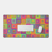 Squares Pattern Schreibtischunterlage (Tastatur & Maus)