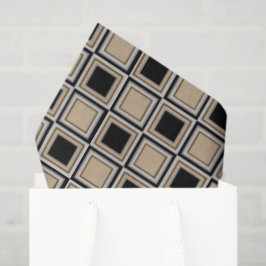 Squares pattern seidenpapier