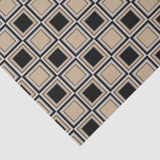 Squares pattern seidenpapier (Detail)