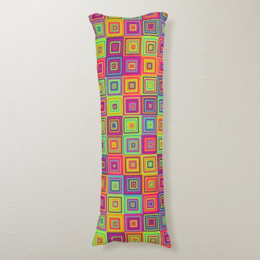 Squares Pattern Seitenschläferkissen (Vorderseite Vertikal)