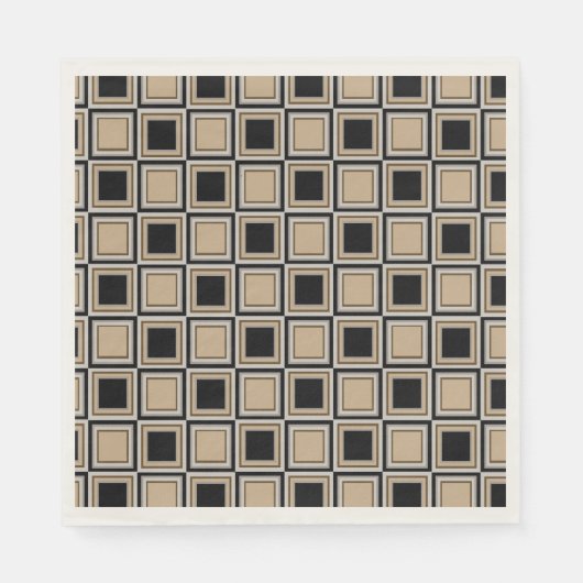 Squares pattern serviette (Vorderseite)