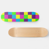 Squares Pattern Skateboard (Horizontal)