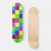Squares Pattern Skateboard (Vorderseite)
