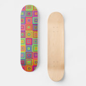 Squares Pattern Skateboard (Vorderseite)