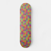 Squares Pattern Skateboard (Vorderseite)