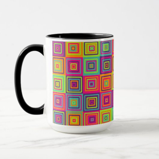 Squares Pattern Tasse (Links)
