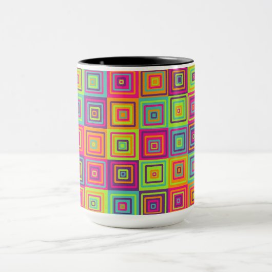Squares Pattern Tasse (Zentrum)