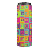 Squares Pattern Thermosbecher (Rückseite)