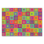 Squares Pattern Tischnummer (Vorderseite)