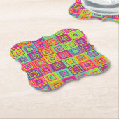 Squares Pattern Untersetzer (angewinkelt)