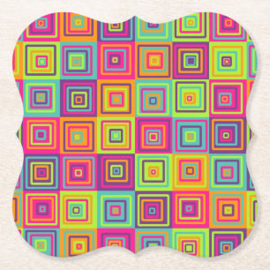 Squares Pattern Untersetzer