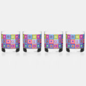 Squares Pattern Whiskyglas (Rechts)