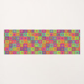 Squares Pattern Yogamatte (Rückseite (Horizontal))