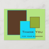 Squares Vielen Dank, Postcard Postkarte (Vorderseite)