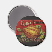 Squash antike pflanzliche Etikett kann Magnet (Vorderseite/Rückseite)