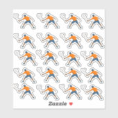 Squash Aufkleber (Blatt)