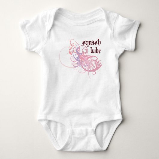 Squash Babe Baby Strampler (Vorderseite)