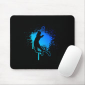 Squash Badminton Badminton Player Shuttle Mousepad (Mit Mouse)