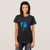 Squash Badminton Badminton Player Shuttle T-Shirt (Vorne ganz)