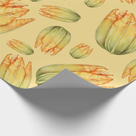 Squash Blossom Geschenkpapier (Ecke)