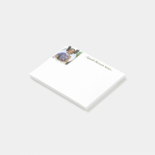 "Squash Blossom Notes" Post-it Klebezettel (angewinkelt)