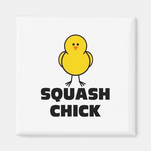 Squash Chick Magnet (Vorne)