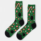Squash Christmas Holiday Gift Socks Socken (Linkes Detail)