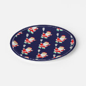 Squash Christmas Party Pappteller (Schrägansicht)