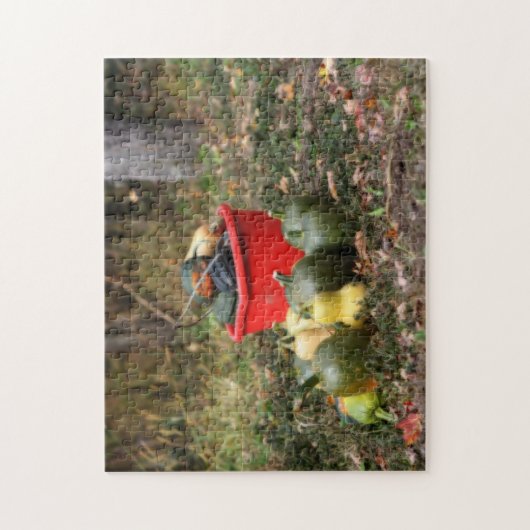 Squash Country Garden Ernte Orton Effekt Puzzle (Vertikal)