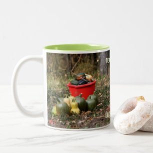 Squash Country Garden Harvest Personalisiert Zweifarbige Tasse