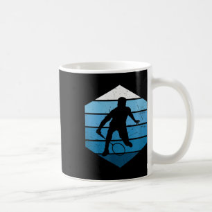 Squash Damen Herren Badminton Spieler Shuttle Kaffeetasse