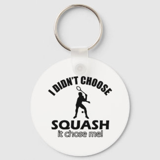Squash-Design Schlüsselanhänger