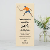 Squash Einladung (Stehend Vorderseite)