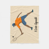 Squash Fleecedecke (Vorderseite)