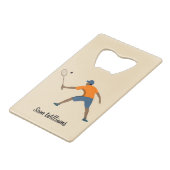 Squash Geldbeutel Flaschenöffner (Vorderseite Schrägansicht)