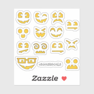 Squash Goals Aufkleber