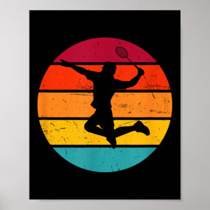 Squash Herren Badminton Federball Badminton Spiele Poster