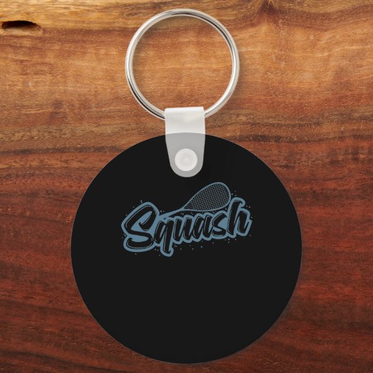 Squash ist mein liebstes Hobby Schlüsselanhänger (Vorderseite)