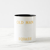 Squash Maestro: Unterschätzen Sie niemals einen al Zweifarbige Tasse (Mittel)