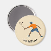 Squash Magnet (Vorderseite/Rückseite)
