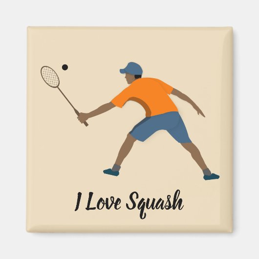 Squash Magnet (Vorne)
