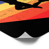 Squash Men Badminton Player Poster (Ecke)