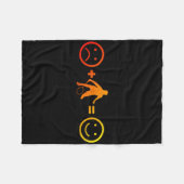 Squash Men's Women's Badminton Player Fleecedecke (Vorderseite (Horizontal))
