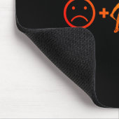Squash Men's Women's Badminton Player Mousepad (Ecke)