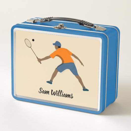 Squash Metall Brotdose (Vorderseite)